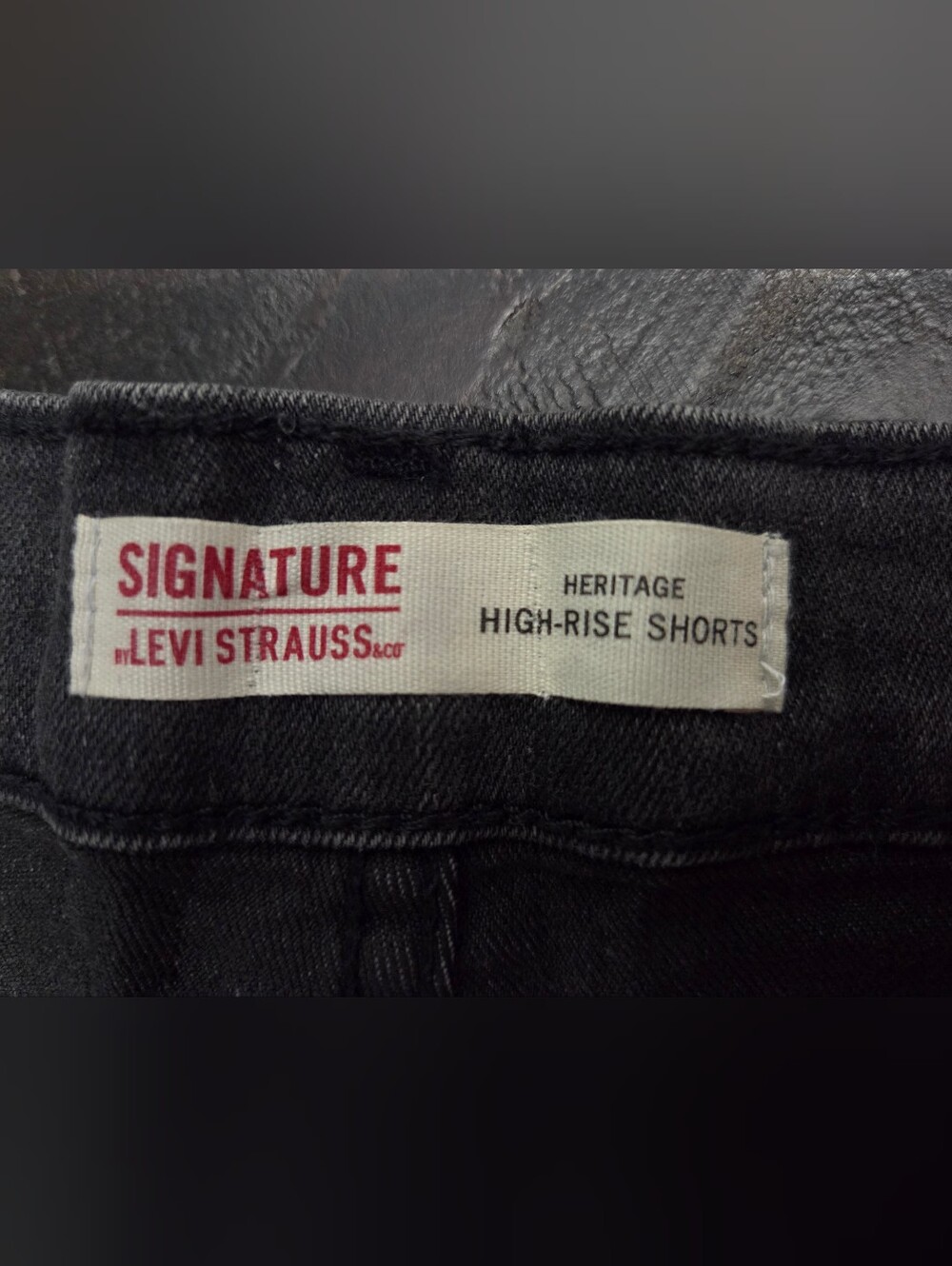 Womens Levi High Rise Shorts - Picture 3 of 8